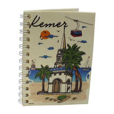 Toptan Kemer Temalı Ahşap Kapaklı Defter 120x170 mm - 5