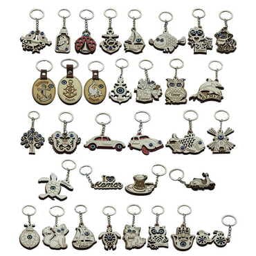 Kemer Themed Wooden Custom Printed Wooden Keyring - 2
