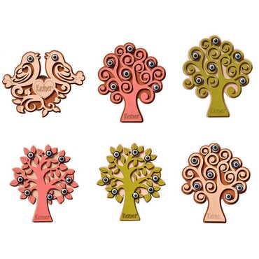 Toptan Kemer Temalı Myros Ahşap Magnet - 2