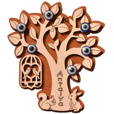 Toptan Kemer Temalı Myros Ahşap Magnet - 5
