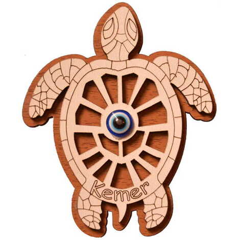 Toptan Kemer Temalı Myros Ahşap Magnet - 28