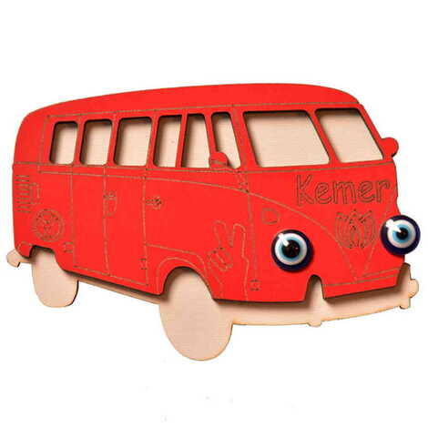 Toptan Kemer Temalı Myros Ahşap Magnet - 32