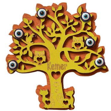 Toptan Kemer Temalı Myros Ahşap Magnet - 8