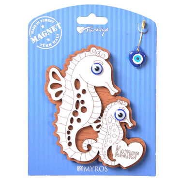 Toptan Kemer Temalı Myros Kartonetli̇ Ahşap Magnet