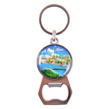 Kemer Themed Metal Keychain With Opener 35x120 mm - 4