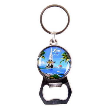 Kemer Themed Metal Keychain With Opener 35x120 mm - 5