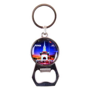 Kemer Themed Metal Keychain With Opener 35x120 mm - 7