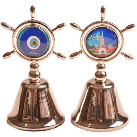 Toptan Kemer Temalı Myros Bronz Dümen Çan - 9