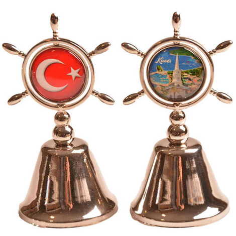 Toptan Kemer Temalı Myros Bronz Dümen Çan - 11