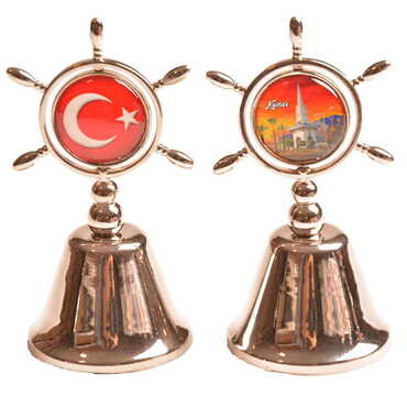 Toptan Kemer Temalı Myros Bronz Dümen Çan - 16