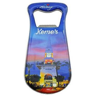 Kemer Themed Customizable Metal Magnetic Bottle Opener 95x42 mm - 4