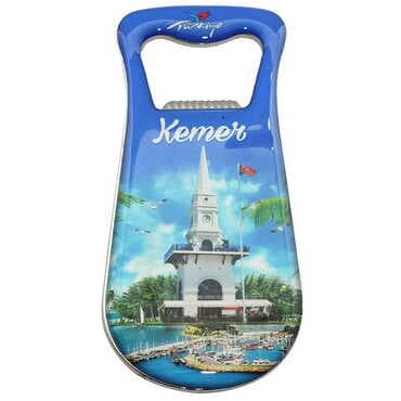 Kemer Themed Customizable Metal Magnetic Bottle Opener 95x42 mm - 5