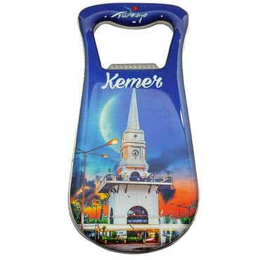 Kemer Themed Customizable Metal Magnetic Bottle Opener 95x42 mm - 6