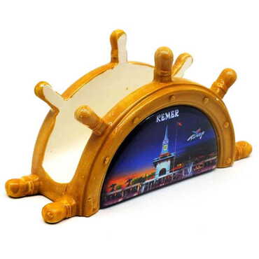 Kemer Themed Anchor Shaped Ceramic Napkin Holder