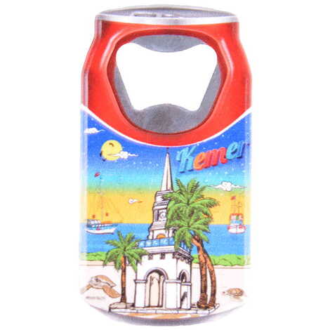 Toptan Kemer Temalı Myros Teneke Kutu Açacak Magnet 43x80 mm - 4