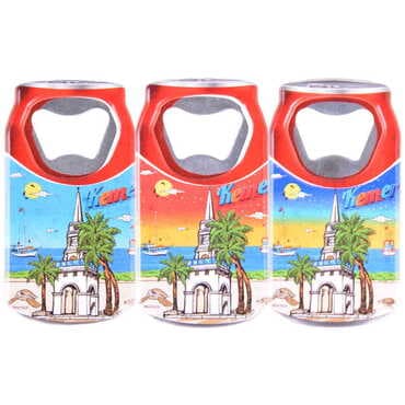 Toptan Kemer Temalı Myros Teneke Kutu Açacak Magnet 43x80 mm - 2