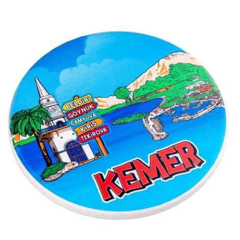 Kemer Temalı MYROS UV YUVARLAK BARDAKALTI 110 MM - 3