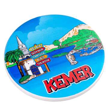 Kemer Temalı MYROS UV YUVARLAK BARDAKALTI 110 MM - 4