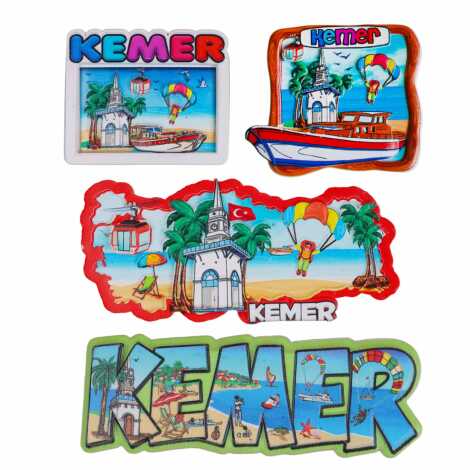 Kemer Temalı Myros Yöresel Polyester Magnet - 2