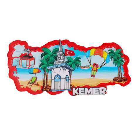 Kemer Temalı Myros Yöresel Polyester Magnet - 3