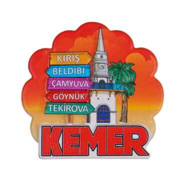 Kemer Temalı Myros Yöresel Polyester Magnet - 5