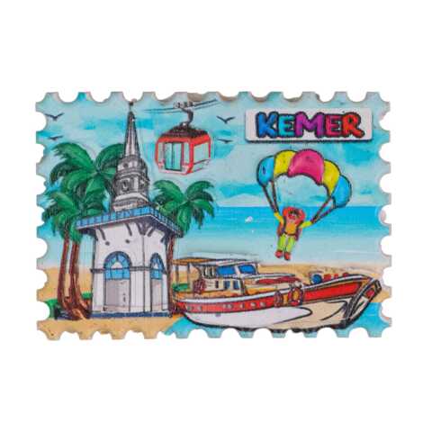 Kemer Temalı Myros Yöresel Polyester Magnet - 8