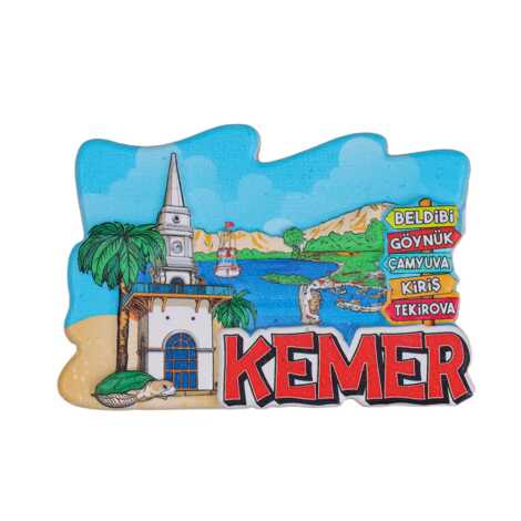 Kemer Temalı Myros Yöresel Polyester Magnet - 9