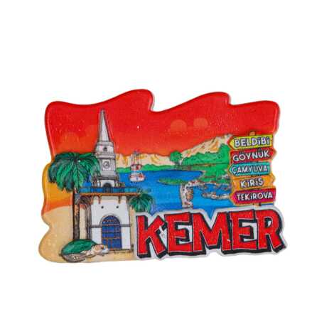 Kemer Temalı Myros Yöresel Polyester Magnet - 10
