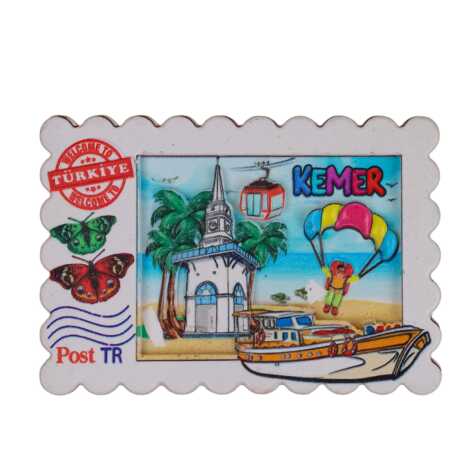 Kemer Temalı Myros Yöresel Polyester Magnet - 14