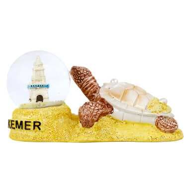 Kemer Themed Polyester Pearl Caretta Water Bottle 45 mm