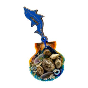 Kemer Themed Dangling Seashell Refrigerator Magnet - 4
