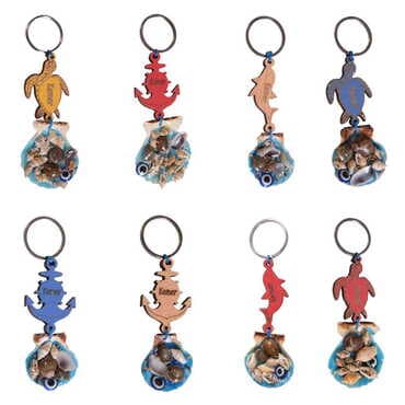 Kemer Themed Sea Shell Shaking Keychain - 2