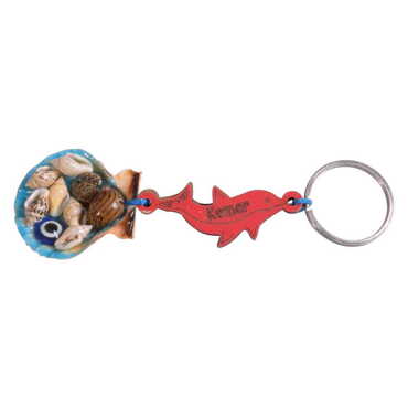 Kemer Themed Sea Shell Shaking Keychain - 6