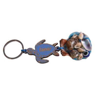 Kemer Themed Sea Shell Shaking Keychain - 9