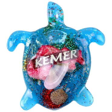 Kemer Themed Transparent Polyester Photo Fridge Magnet - 62