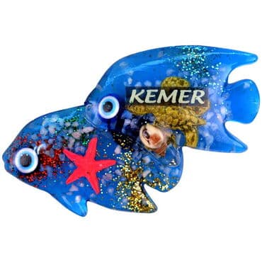 Kemer Themed Transparent Polyester Photo Fridge Magnet - 67