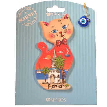 Kemer Themed Plastic Base UV Printed Custom Backing Carded Fridge Magnet - 26