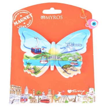 Kemer Themed Plastic Base UV Printed Custom Backing Carded Fridge Magnet - 55