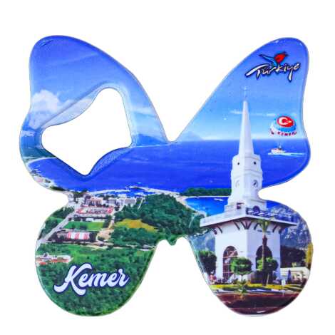 Kemer Temalı UV Baskılı Kelebek Açacak - 4
