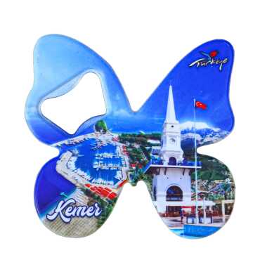 Kemer Temalı UV Baskılı Kelebek Açacak - 5