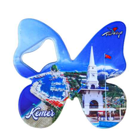 Kemer Temalı UV Baskılı Kelebek Açacak - 5