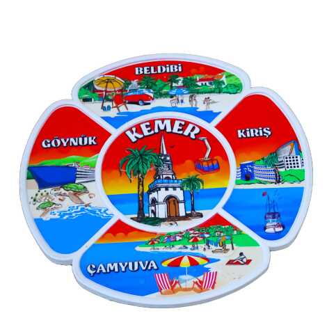 Kemer Temalı Uv Baskılı Polyester Tabak 15 Cm - 5