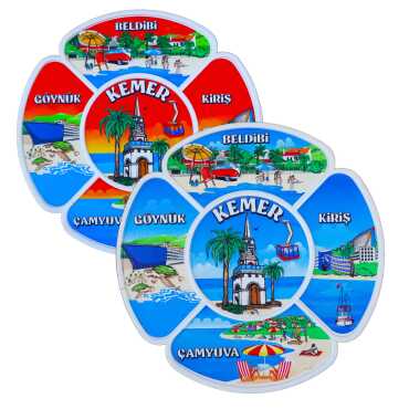 Kemer Temalı Uv Baskılı Polyester Tabak 15 Cm - 2
