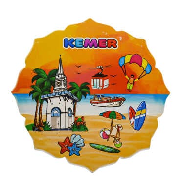 Kemer Temalı Uv Baskılı Yıldız Yöresel Nihale - 2