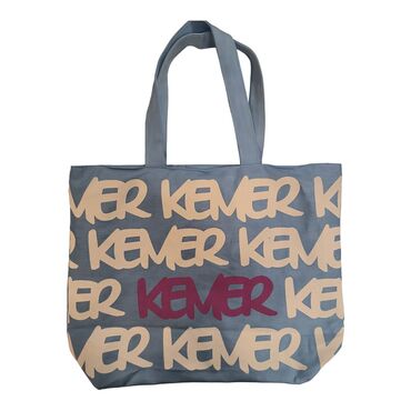 Kemer Themed Classic Beach Bag - Thumbnail