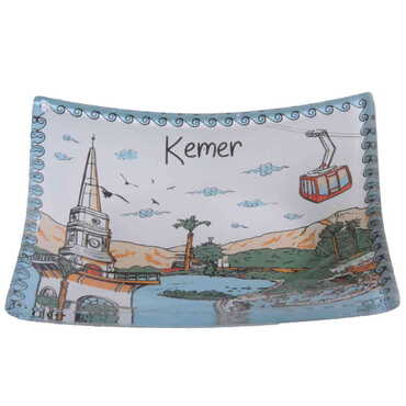 Myros - Kemer Themed Decorative Glass Appetizers 12X14 Cm