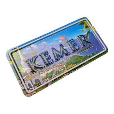 Kemer Themed Embossed Pvc Oppression Fridge Magnet - Thumbnail