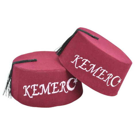 Kemer Themed Embroidered Fez