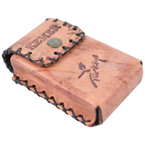 Kemer Themed Leather Cigarette Case