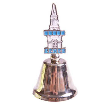 Myros - Kemer Themed Metal Enamel Hand Bell